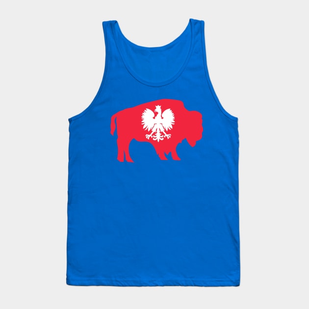 Polish Buffalo NY Polish American Buffalo Dyngus Day Tank Top by PodDesignShop